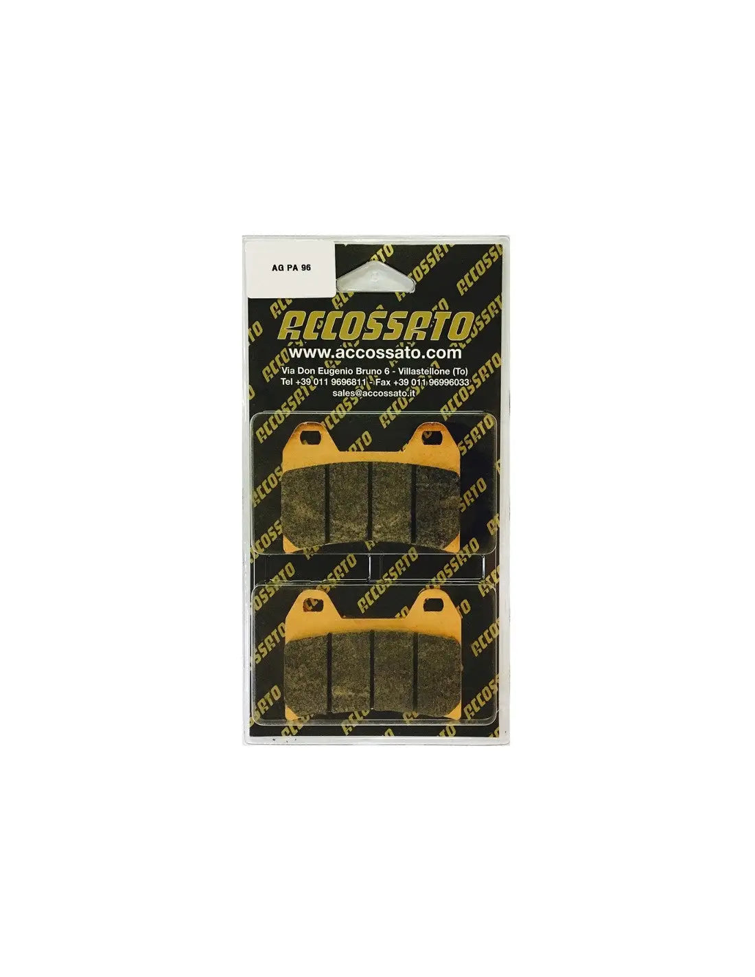 Accossato Brake Pads Kit For Motorcycle, AGPA96ST (Front) 