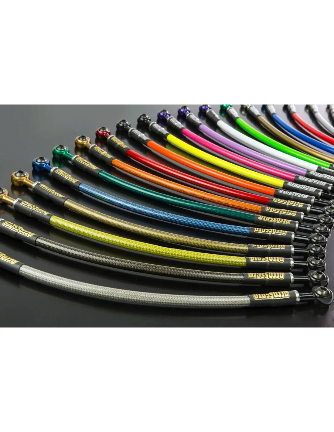 Accossato Modular Brake Hoses For Motorcycles - Length: 400 mm 