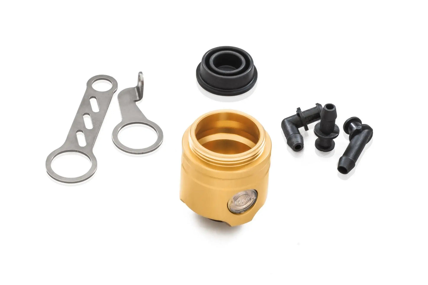CNC Racing Fluid Reservoir Rear Brake / Clutch 12 ml with Level Window -Only Body (Gold) 