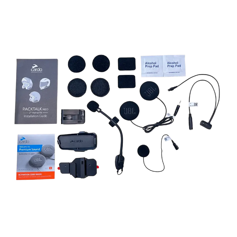 Cardo Packtalk Neo - 2nd Helmet Kit JBL 