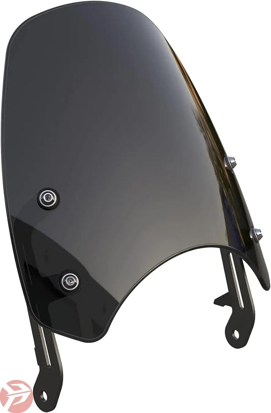 Dart Classic Flyscreen (Black) Motorcycle Windshield compatible with Triumph T120 DART
