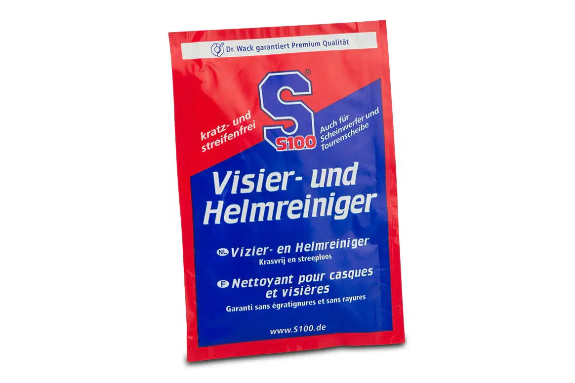 Dr Wack Chemie Helmet Maintenance :- Visor & Helmet Cleaner (Pouches) 