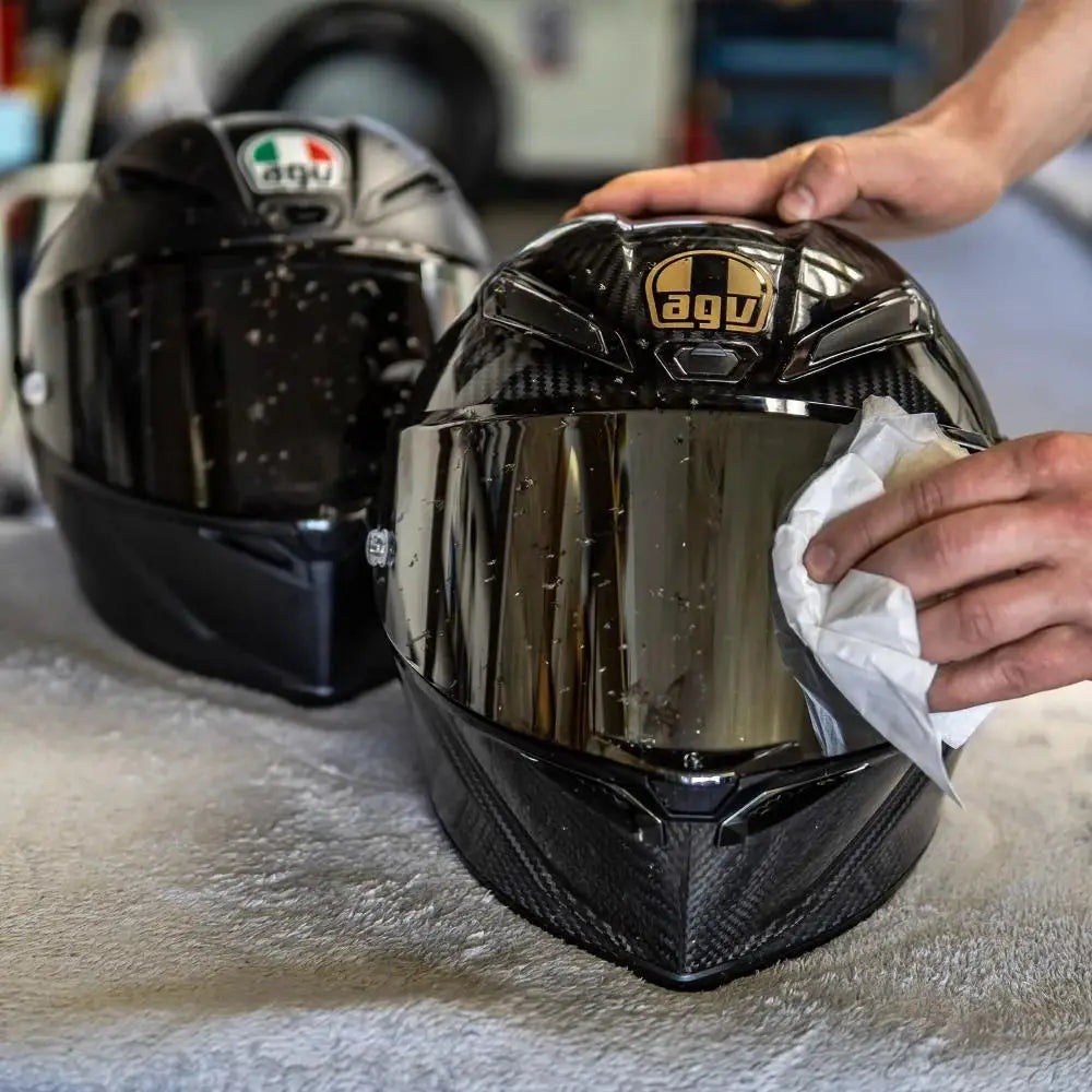 Dr Wack Chemie Helmet Maintenance :- Visor & Helmet Cleaner (Pouches) 