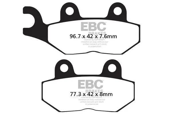 EBC Brake Pad - FA214/2HH ( Rear ) 