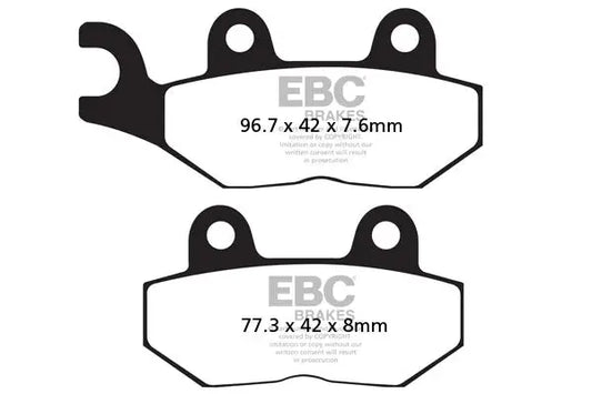 EBC Brake Pad - FA214/2HH ( Rear ) 