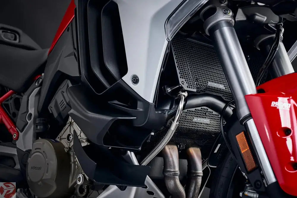 Evotech Performance Radiator Cylinder Head Guard Complete Set - Ducati Multistrada V4 S (2025+) 