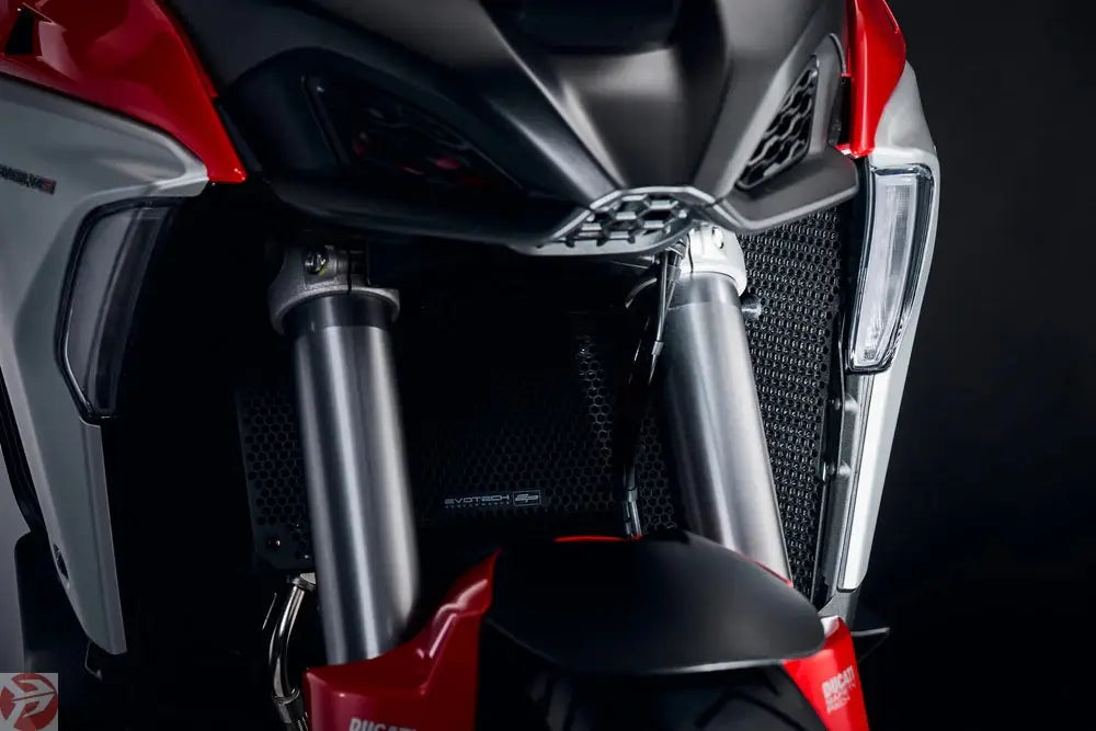 Evotech Performance Radiator Cylinder Head Guard Complete Set - Ducati Multistrada V4 S (2025+) 