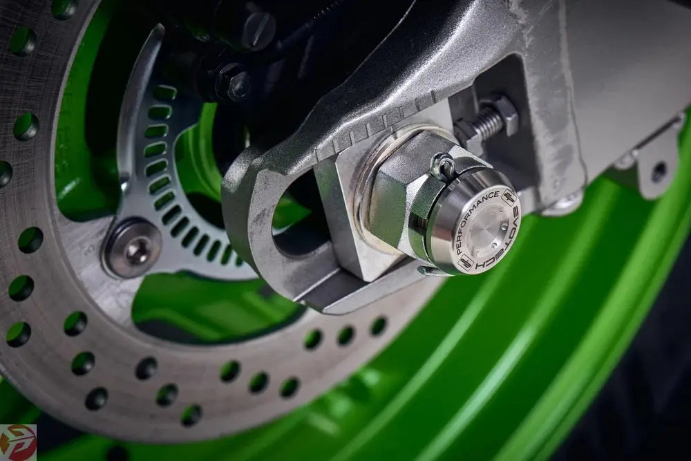 Evotech Rear Spindle Bobbins - Kawasaki Ninja ZX-6R (2024+) Evotech