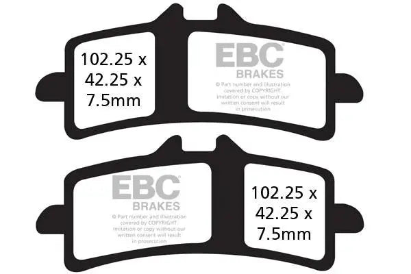 EBC Brake Pad - EPFA447HH Extreme Pro EBC