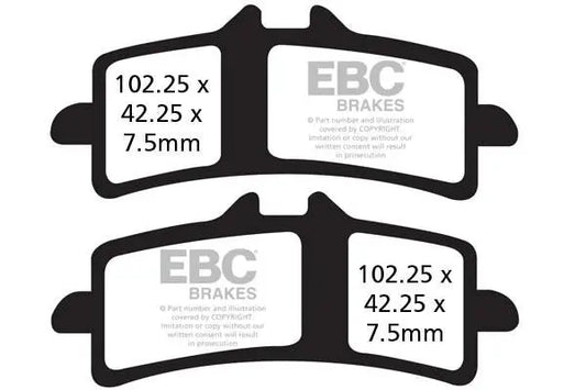 EBC Brake Pad - EPFA447HH Extreme Pro EBC
