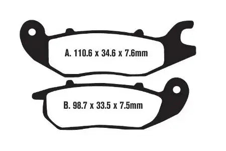 EBC Brake Pad - FA375HH (Front) EBC