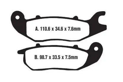 EBC Brake Pad - FA375HH (Front) EBC