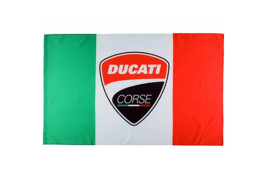 Flag Shield - Ducati Corse (100% Polyester) 