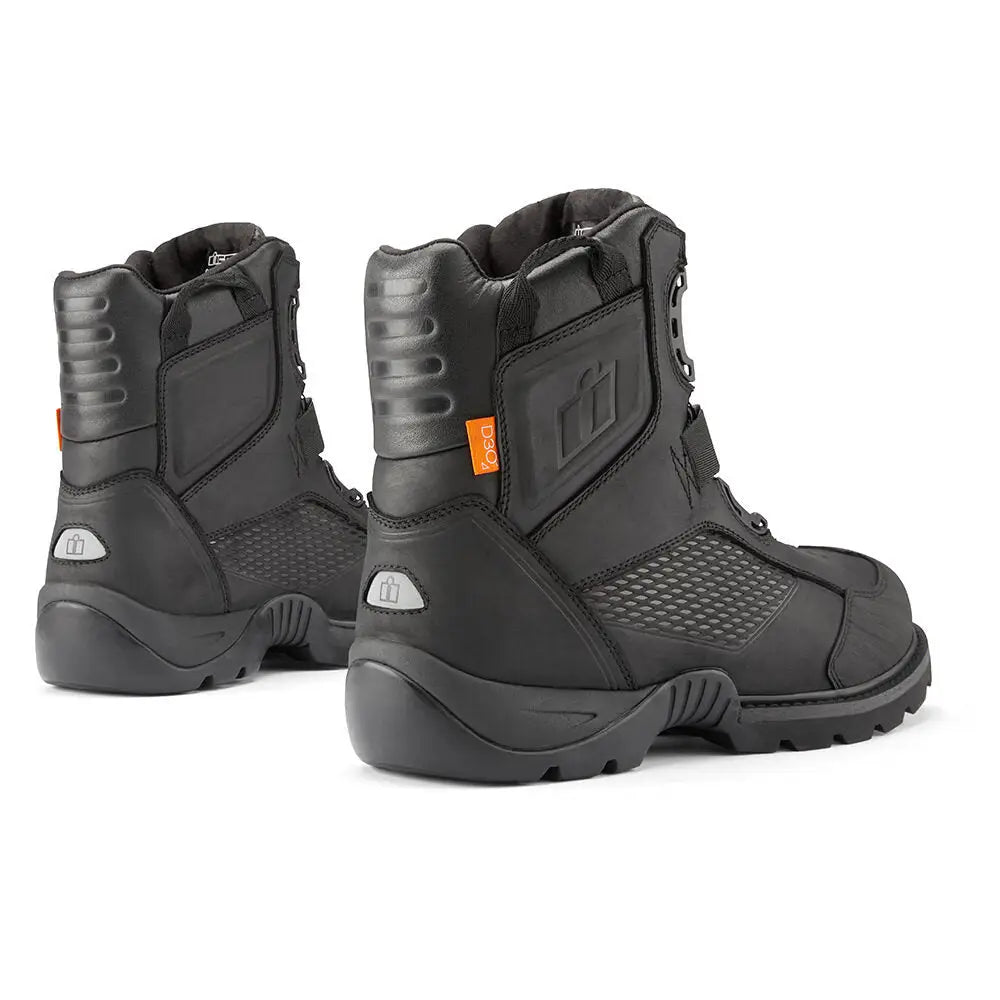 Icon Stormhawk Waterproof Boots - Black 