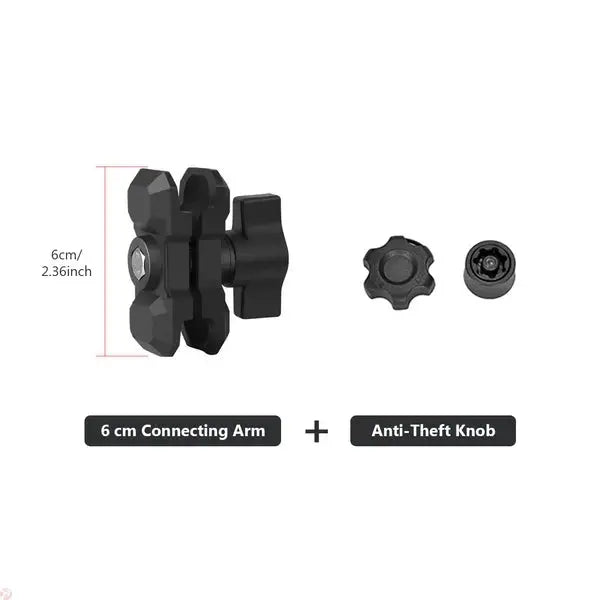Innovv 6 cm Ball Head Mounting Arm（Anti-theft) 
