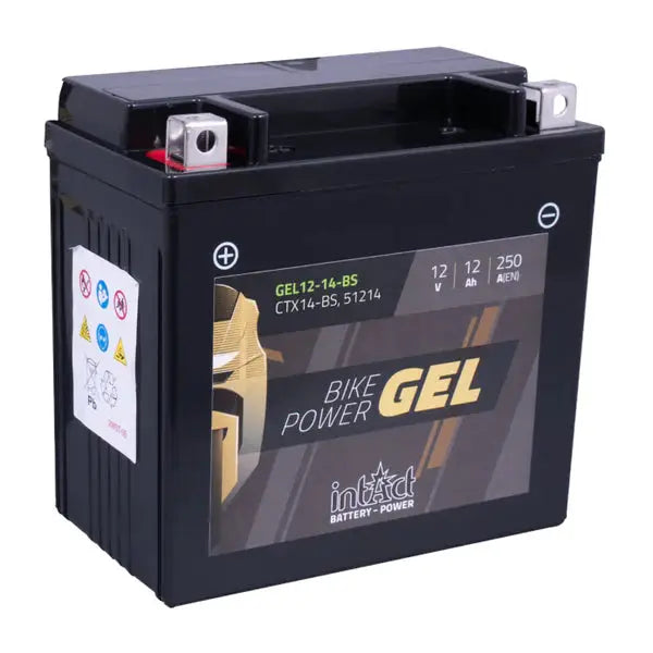 IntAct GEL12-14-BS Gel Motorcycle Battery 