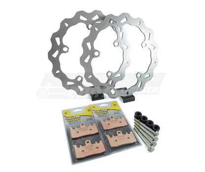 Galfer Oversize Front Brake Kit - Increase to 320mm (Includes Discs, Sintered Pads & Caliper Brackets) Galfer