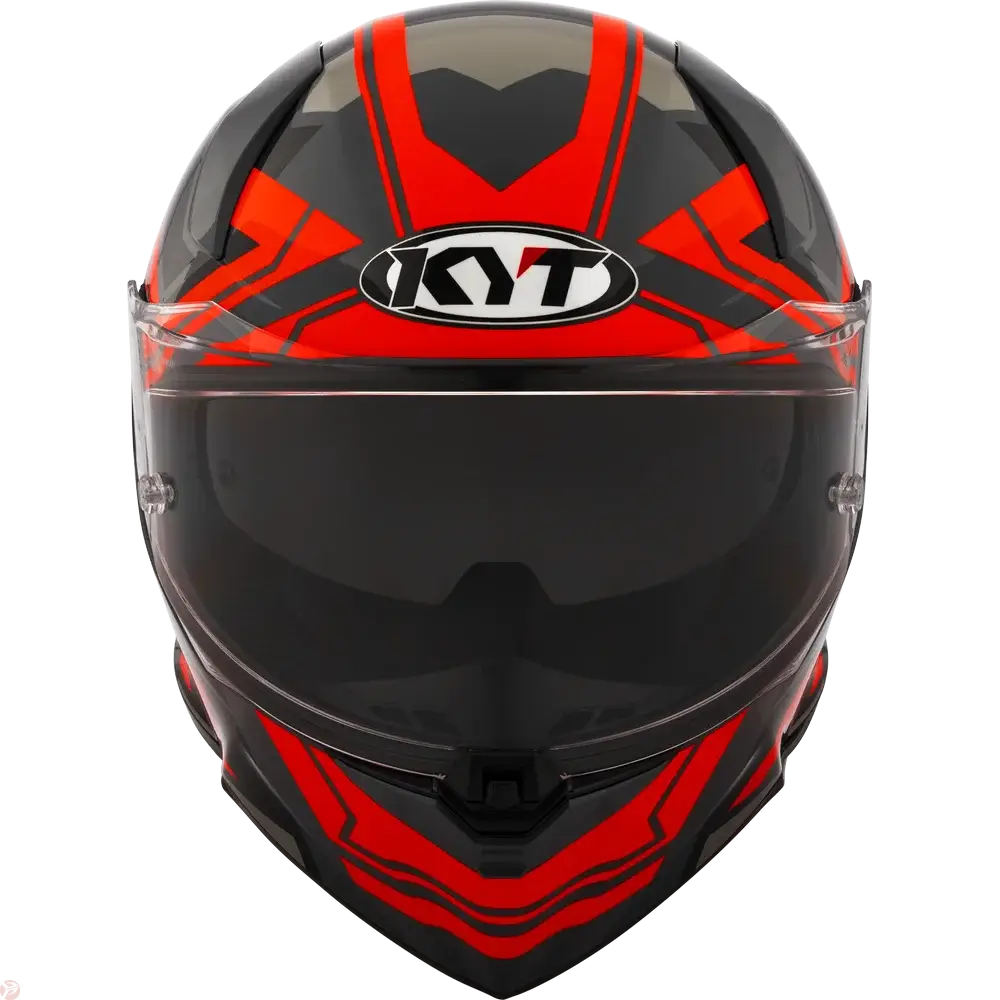 KYT R2R PRO OCTANE RED HELMET 