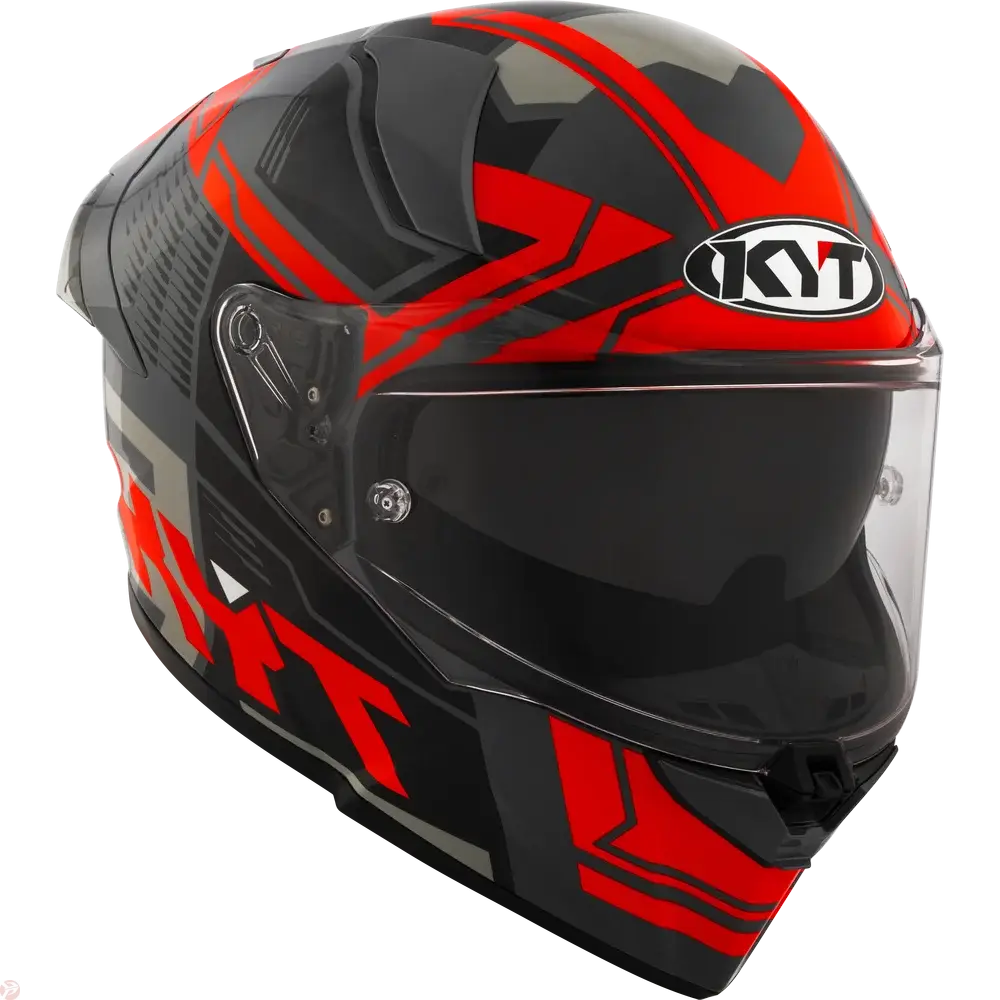 KYT R2R PRO OCTANE RED HELMET 