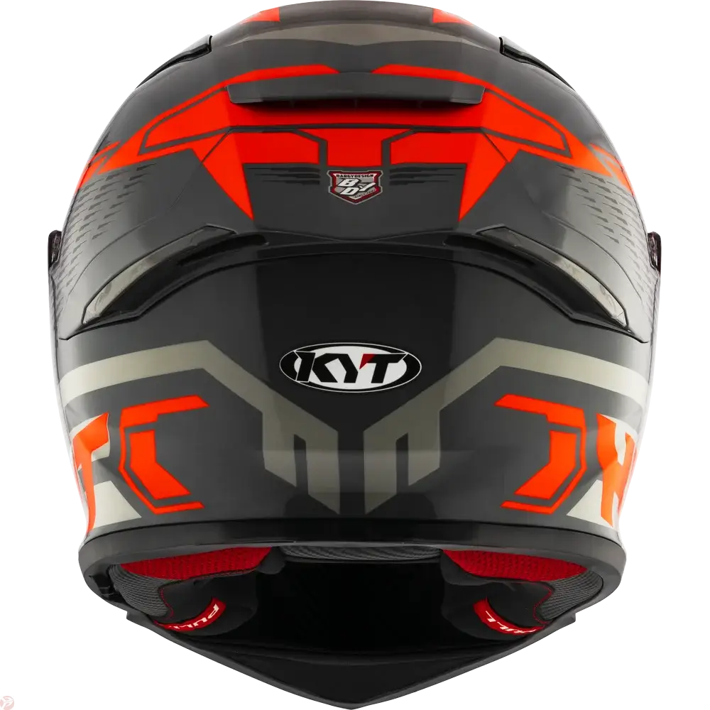 KYT R2R PRO OCTANE RED HELMET 