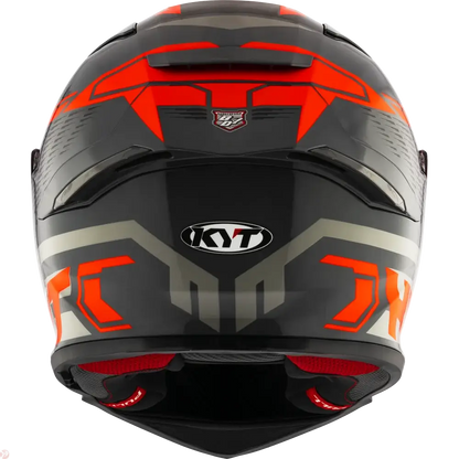 KYT R2R PRO OCTANE RED HELMET 