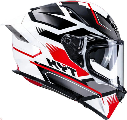 KYT R2R PRO PARSEC WHITE RED HELEMT 