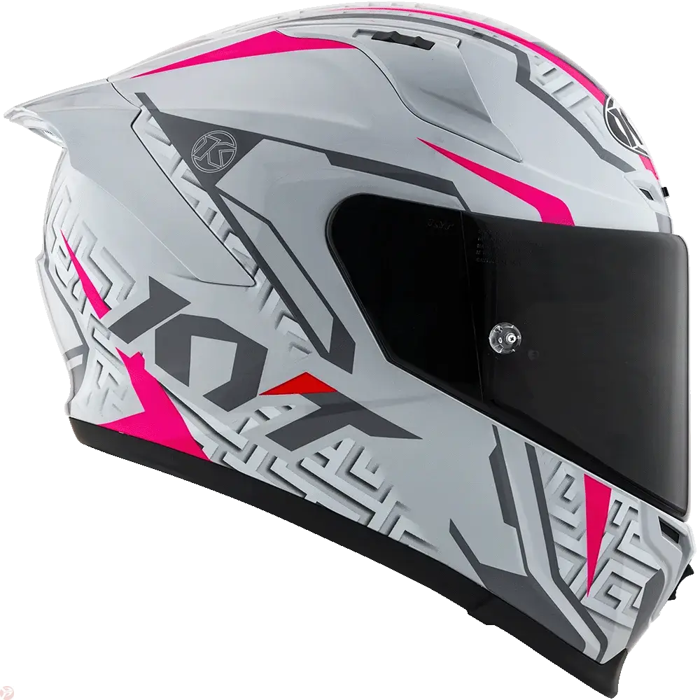 KYT STRIKER SV #02 Asphalt Grey Fuxia Helmet 