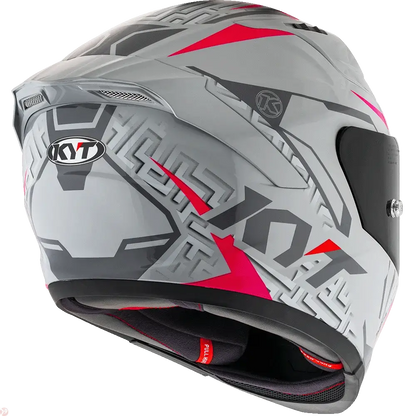 KYT STRIKER SV #02 Asphalt Grey Fuxia Helmet 