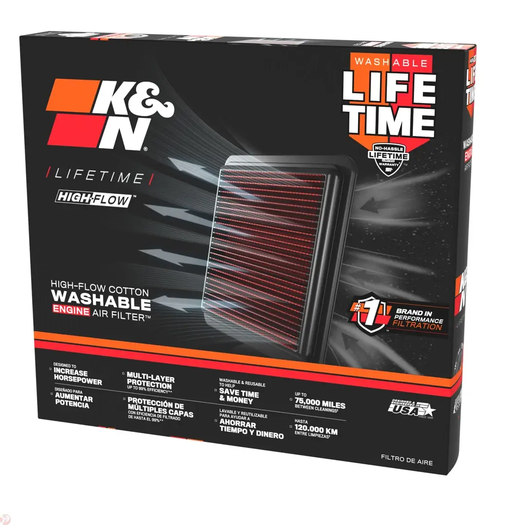 K&N Engine Air Filter - SKODA FABIA 1.0L & 1.4L-8V 