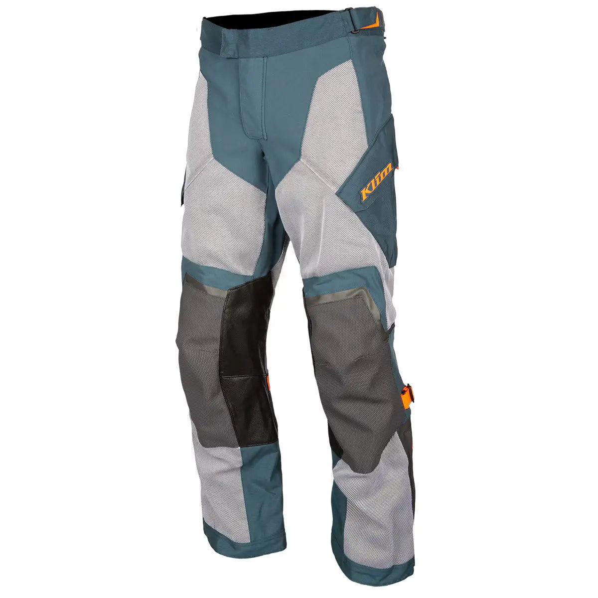 Klim Baja S4 Pant- Petrol - Strike Orange (Closeout) 