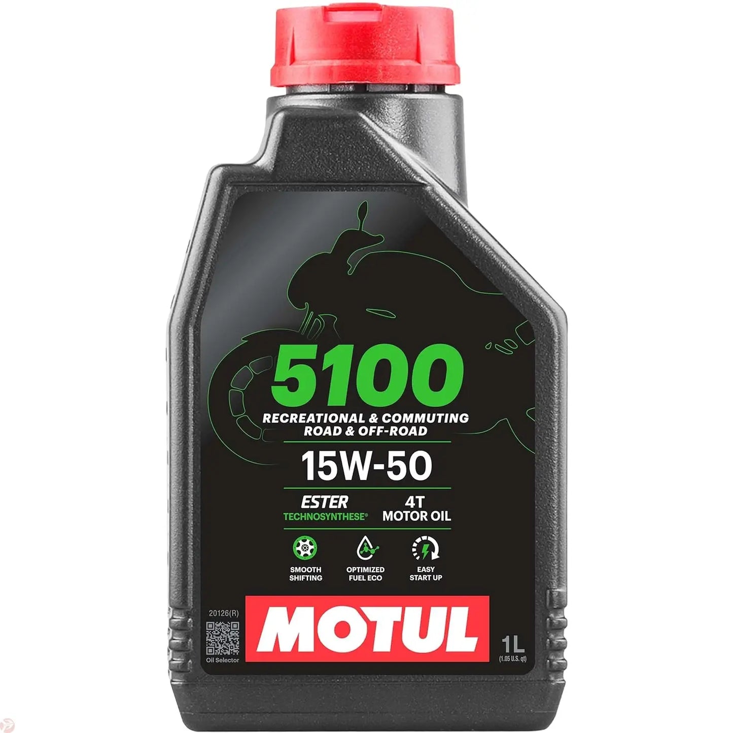 MOTUL 5100- 15W-50 4T Motorcycle Oil- 1L 