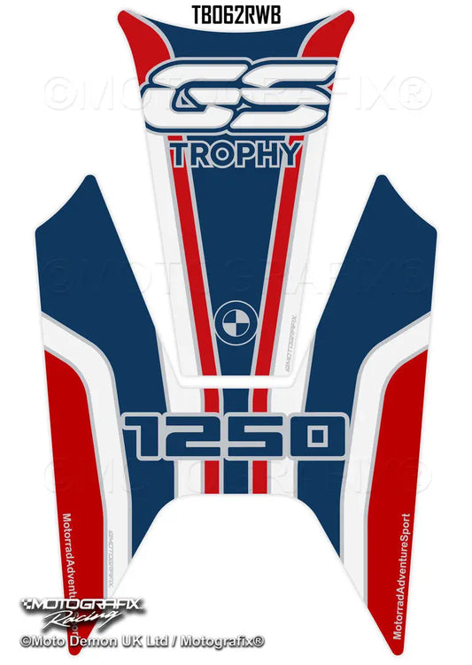 MotoGrafix Tank Pad For BMW R1250GS Trophy (2022-23) 