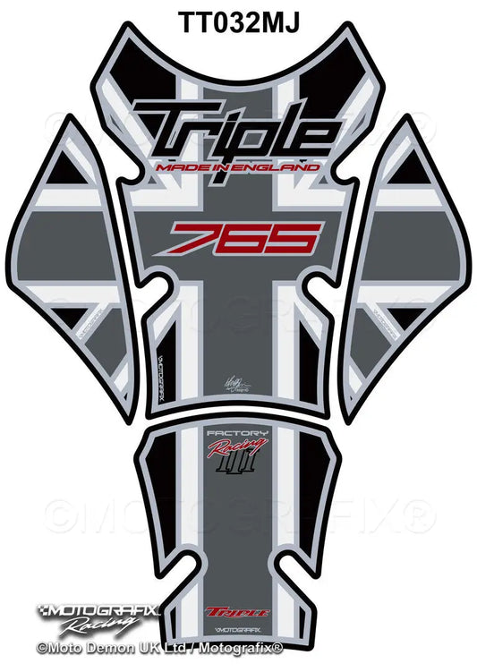MotoGrafix Tank Pad For Triumph Street Triple 765 (2017-22) 