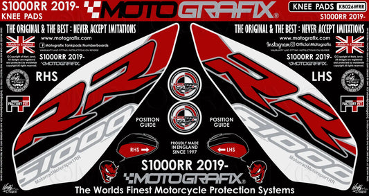 Motografix Tank / Knee Section Paint Protector For BMW S1000RR (2019-21) 