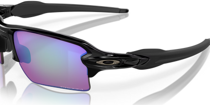 Oakley Flak 2.0 XL Prizm Golf Lenses, Polished Black Frame 