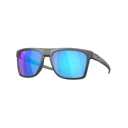 Oakley Leffingwell Prizm Sapphire Lenses, Matte Dark Grey Frame 