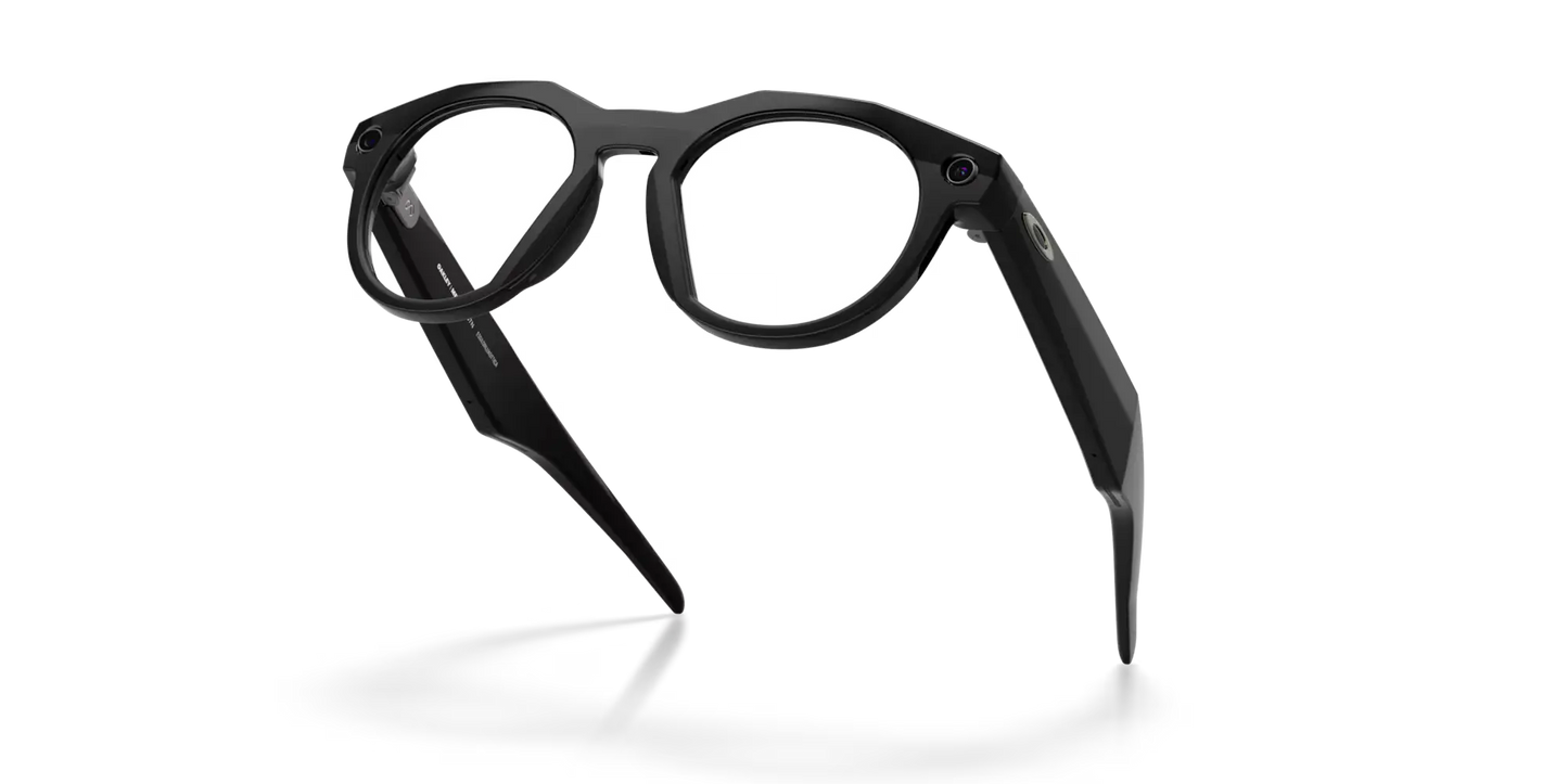 Oakley Meta HSTN Clear Lenses, Black Frame 