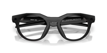Oakley Meta HSTN Clear Lenses, Black Frame 