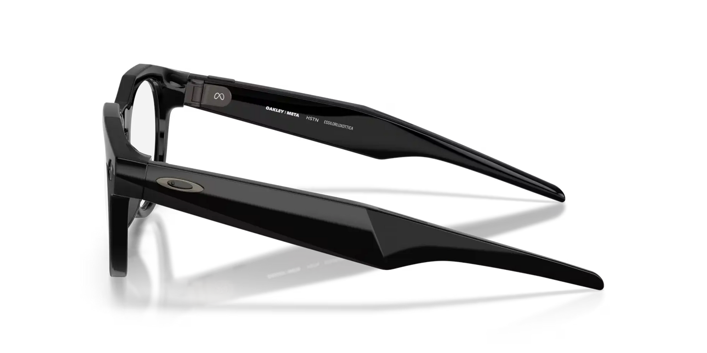 Oakley Meta HSTN Clear Lenses, Black Frame 