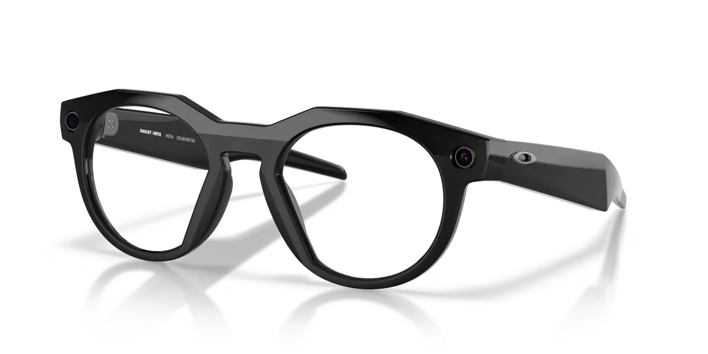 Oakley Meta HSTN Clear Lenses, Black Frame 