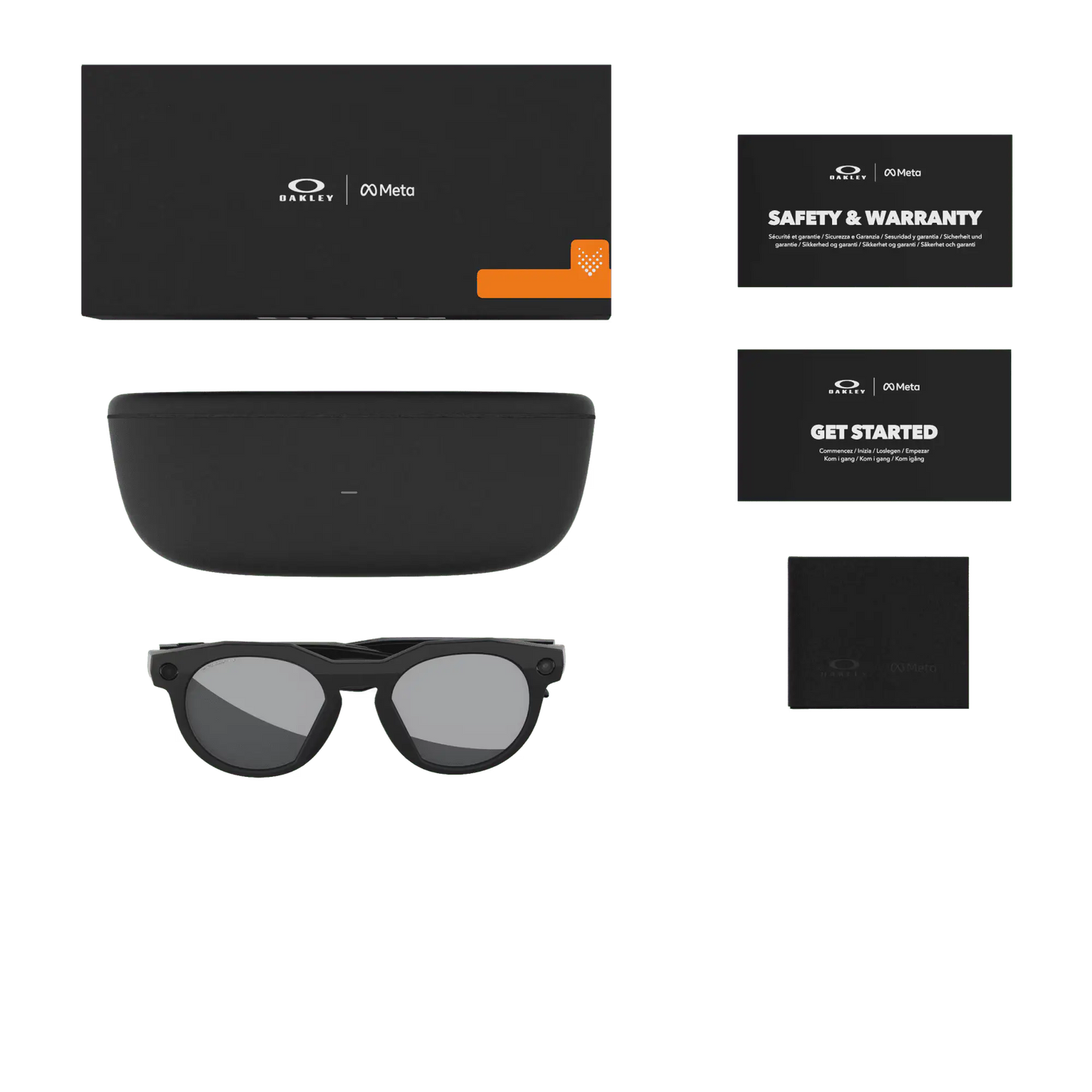 Oakley Meta HSTN Prizm Black Polarized Lenses, Black Frame 