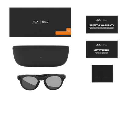 Oakley Meta HSTN Prizm Black Polarized Lenses, Black Frame 