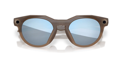Oakley Meta HSTN Prizm Deep Water Polarized Lenses, Brown Smoke Frame 