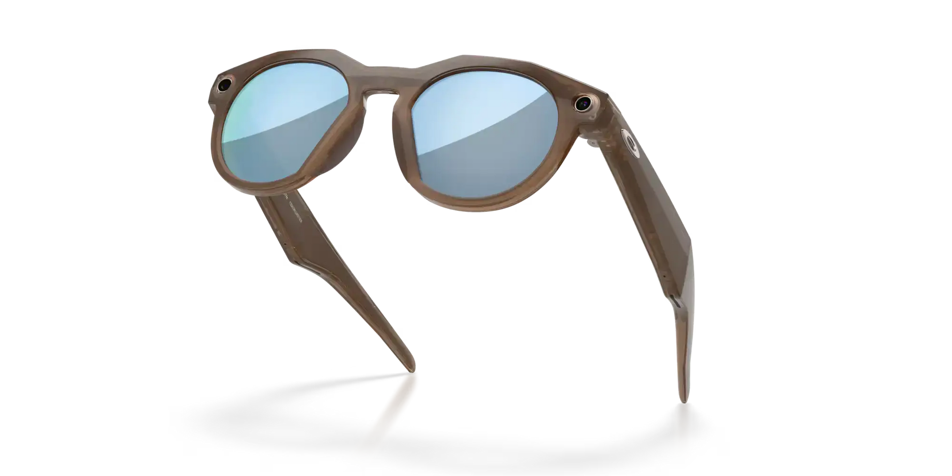 Oakley Meta HSTN Prizm Deep Water Polarized Lenses, Brown Smoke Frame 