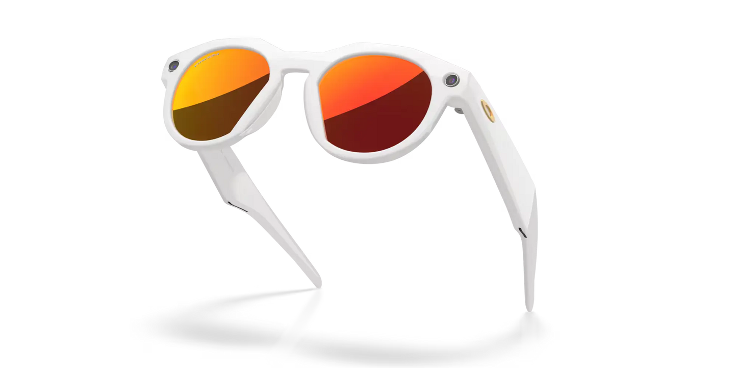 Oakley Meta HSTN Prizm Ruby Lenses, Warm Grey Frame 