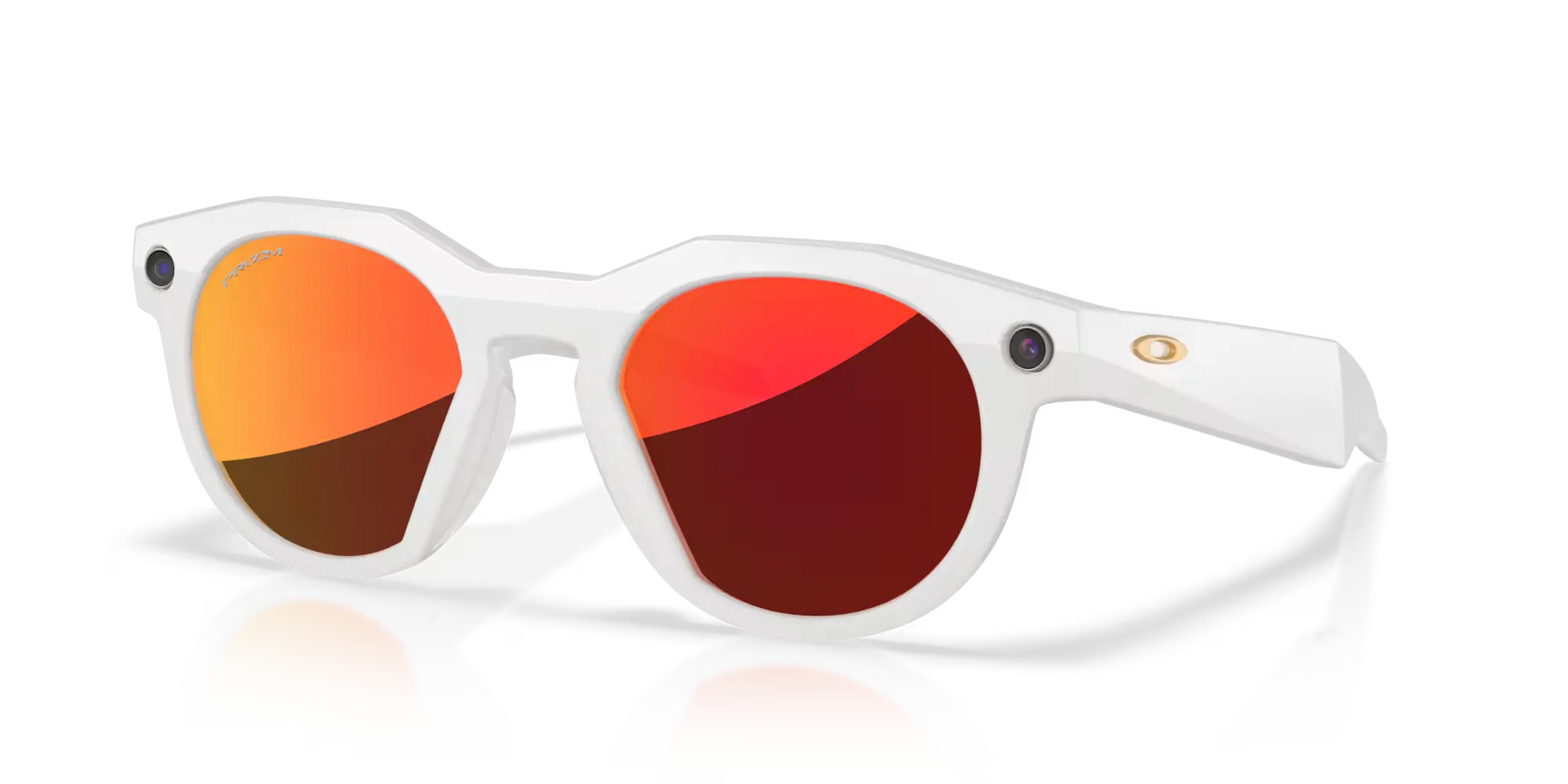 Oakley Meta HSTN Prizm Ruby Lenses, Warm Grey Frame 