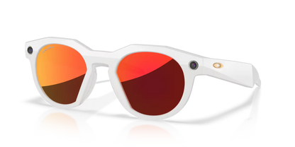Oakley Meta HSTN Prizm Ruby Lenses, Warm Grey Frame 