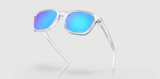 Oakley Ojector Prizm Sapphire Lenses,  Polished Clear Frame 