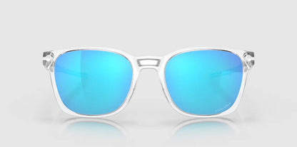 Oakley Ojector Prizm Sapphire Lenses,  Polished Clear Frame 