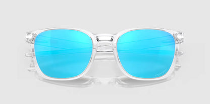 Oakley Ojector Prizm Sapphire Lenses,  Polished Clear Frame 